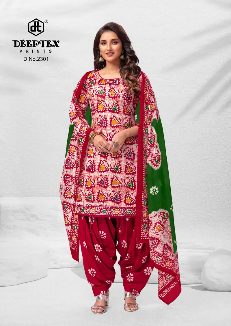 Deeptex Batik Plus Vol 23 Printed Cotton Dress Material Catalog